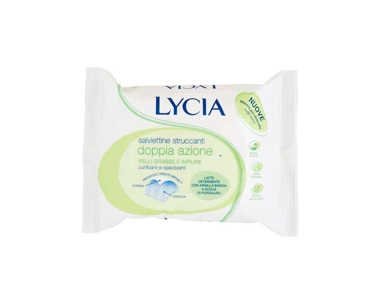 Purifying and Cleansing Makeup Remover Wipes for Oily Skin 20 Pieces