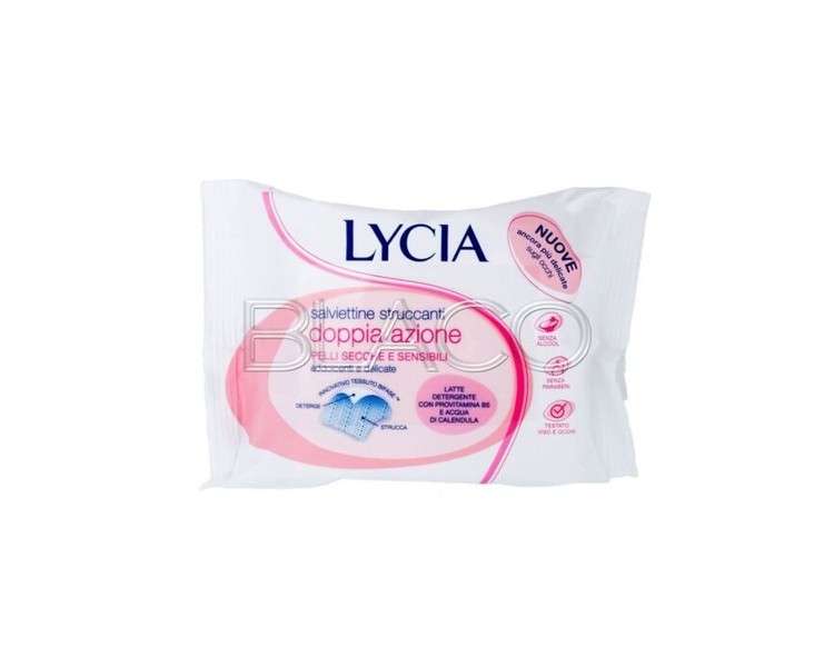 Lycia Double Action Body Wipes for Dry Skin