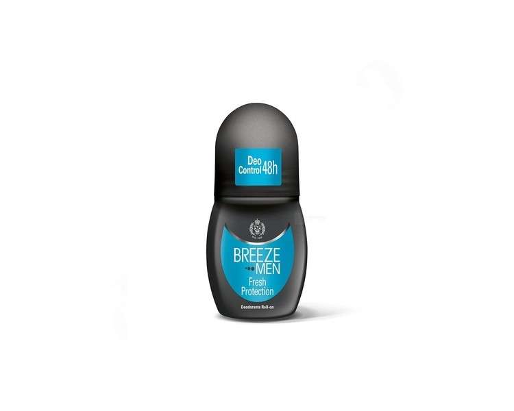 Breeze Men Fresh Protection Deodorant Roller Alcohol-Free 50ml