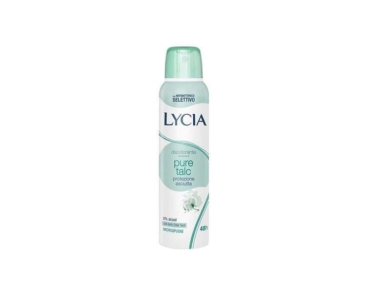 Lycia Pure Talc Dry Protection Deodorant Spray 48H 150ml