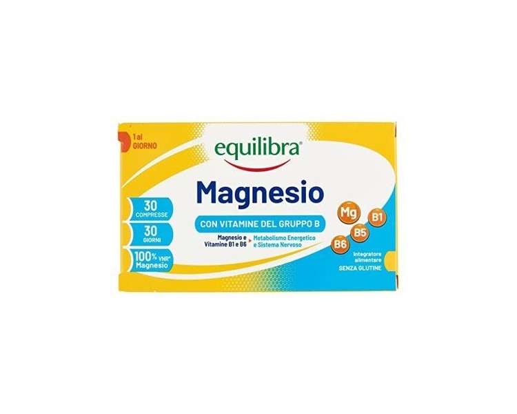Equilibra Magnesium Food Supplements with Integrated B Vitamins