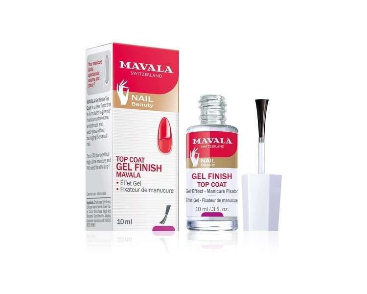 Mavala Top Coat Gel Finish 10ml