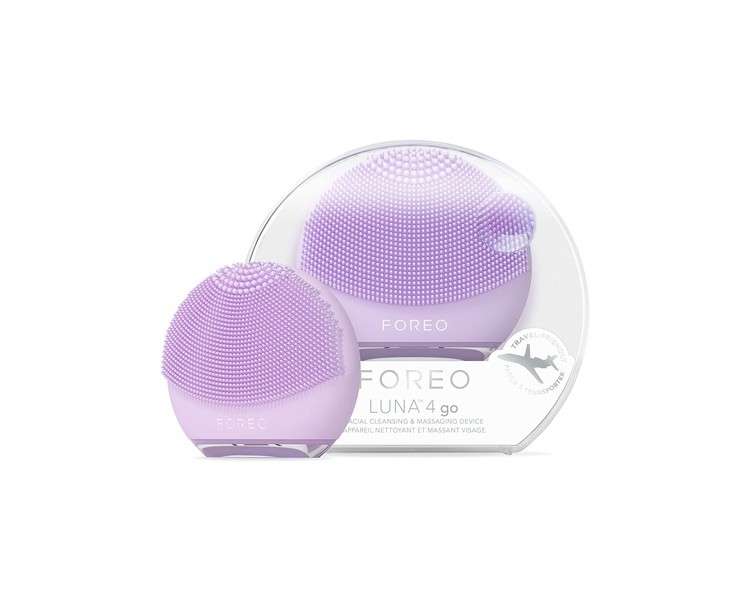 FOREO LUNA 4 go Facial Cleansing Brush and Firming Face Massager Premium Lavender