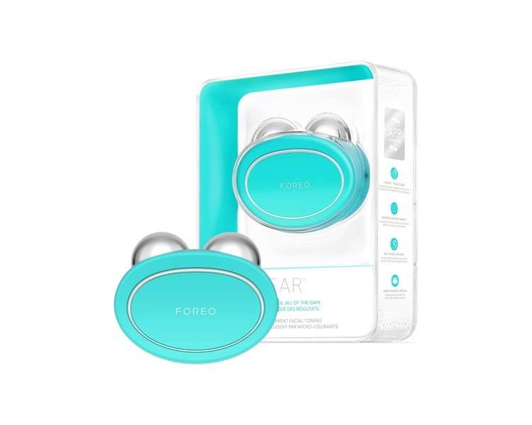 FOREO BEAR Smart Microcurrent Face Lift Device Double Chin Reducer Face Sculptor and Jaw Exerciser Mint