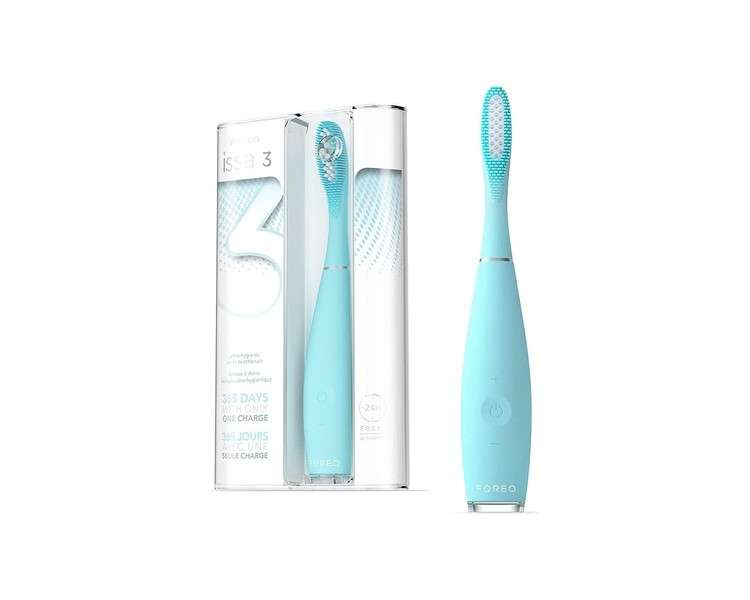 FOREO ISSA 3 Electric Ultra-Hygienic 4-in-1 Sonic Toothbrush 16 Intensities Mint