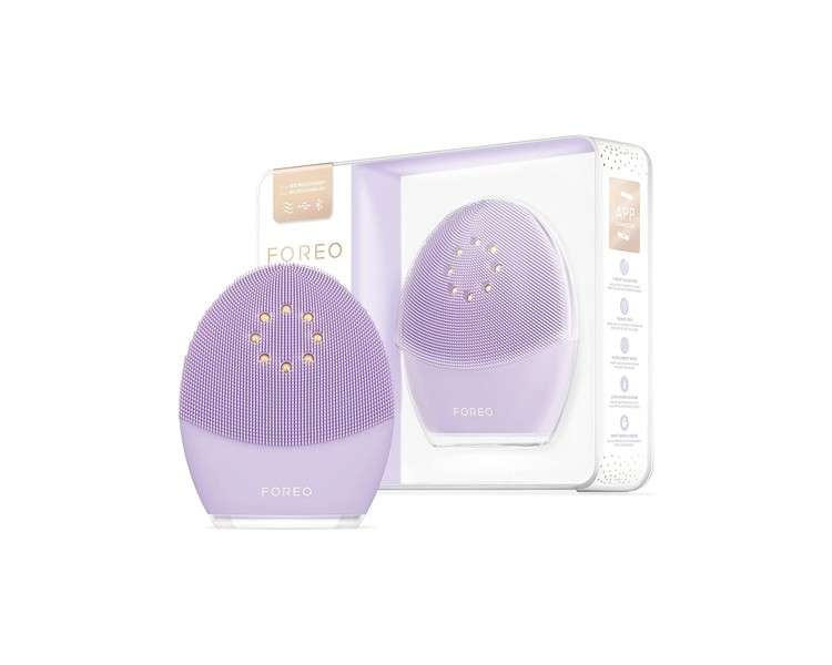 FOREO LUNA 3 plus Sensitive Skin Thermo-Facial Cleansing Brush and Targeted Microcurrent Face Lift Device Lavender