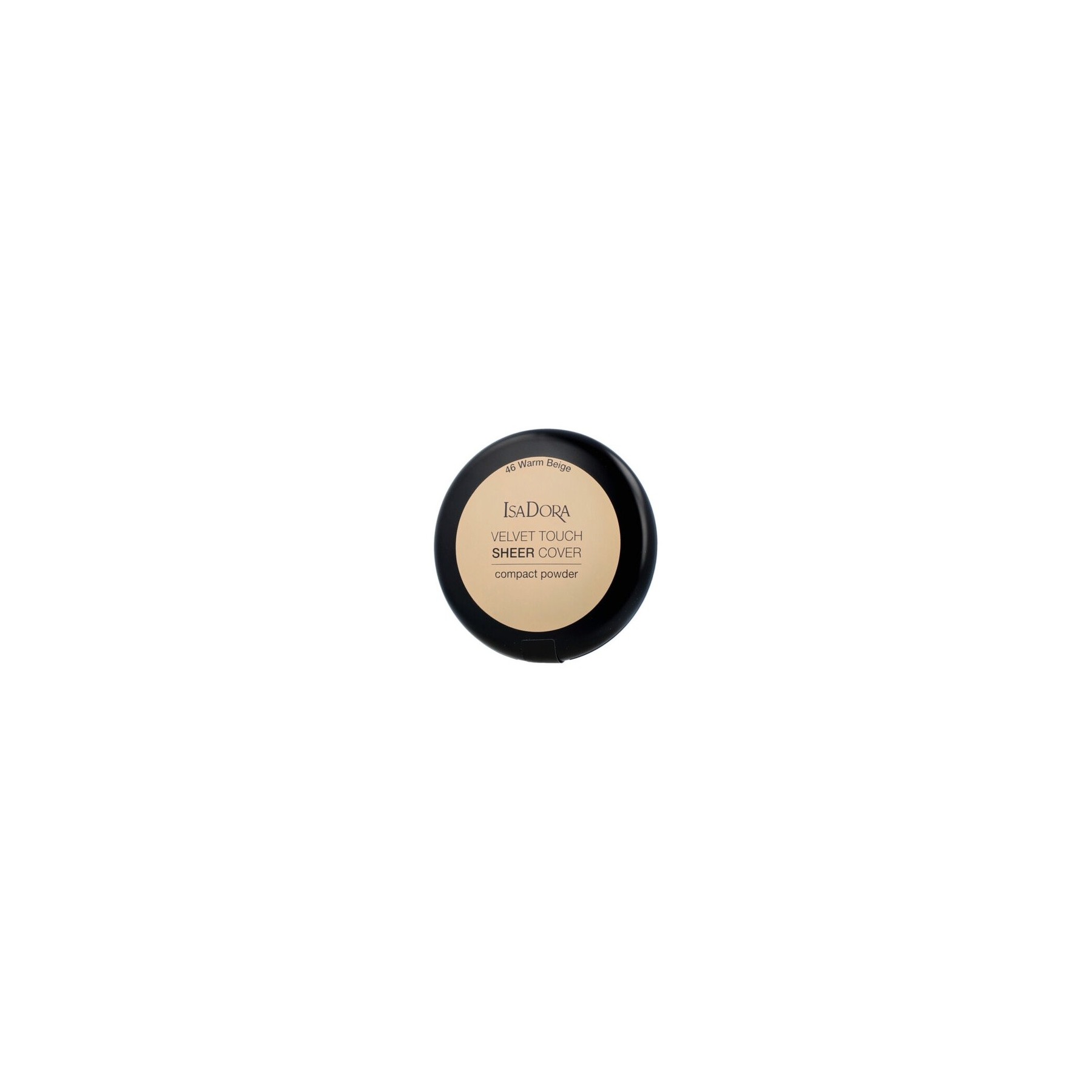 IsaDora Velvet Touch Sheer Cover Compact Powder 46 Warm Beige 10g