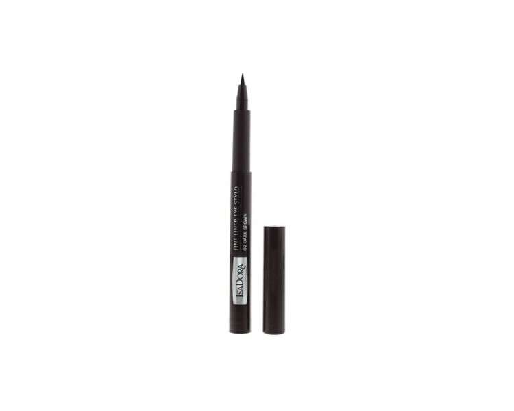 Isadora Fine Liner Eye Stylo 02 Dark Brown 1.1ml