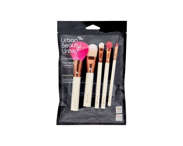 Urban Beauty United Famous Five 5 Piece Brush Kit