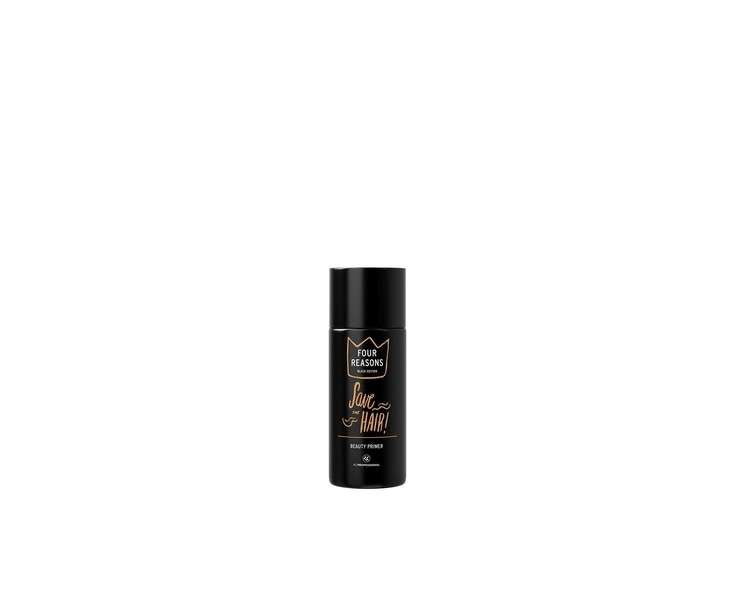 FOUR REASONS Black Edition Beauty Primer Unique Hair Primer and Leave-in Conditioner with Golden Glow 3.4 Ounce