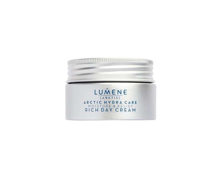 Lumene Arctic Hydra Care Moisture Relief Rich Day Cream Face Moisturizer for Dry Skin 50ml