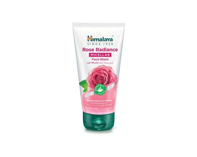 Himalaya Rose Micellar Make Up Removing Face Wash for Soft and Glowing Skin 150ml