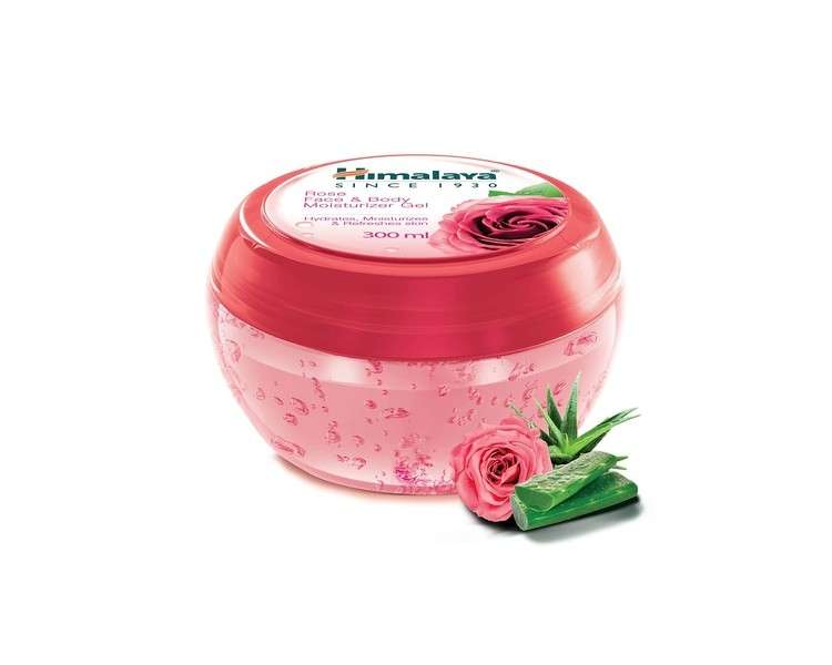 Himalaya Rose Face and Body Moisturizer Gel with Damask Rose 300ml