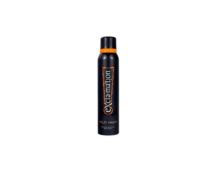 Exclamation Wild Musk Deodorant Spray 150ml