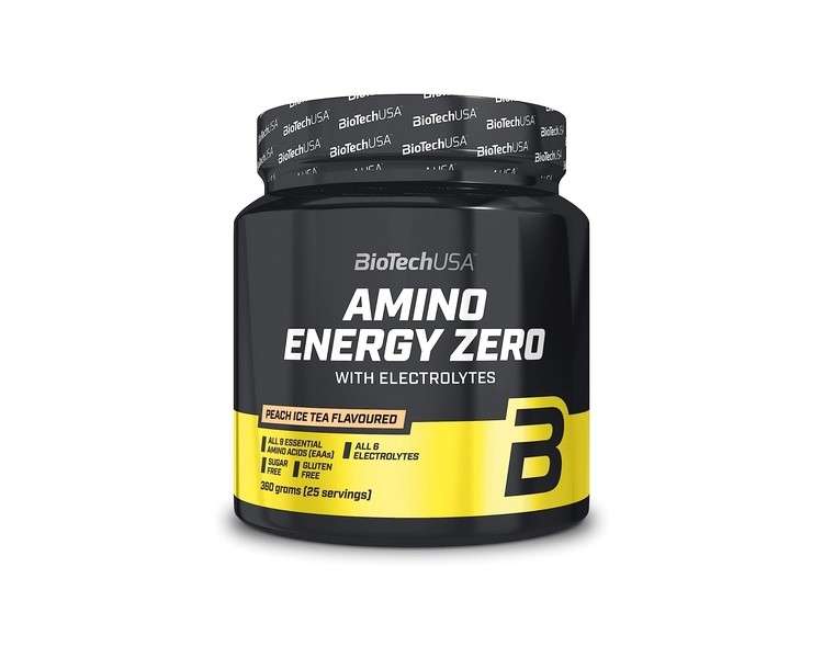 BioTechUSA Amino Energy Zero with Electrolytes Peach Ice Tea 495g