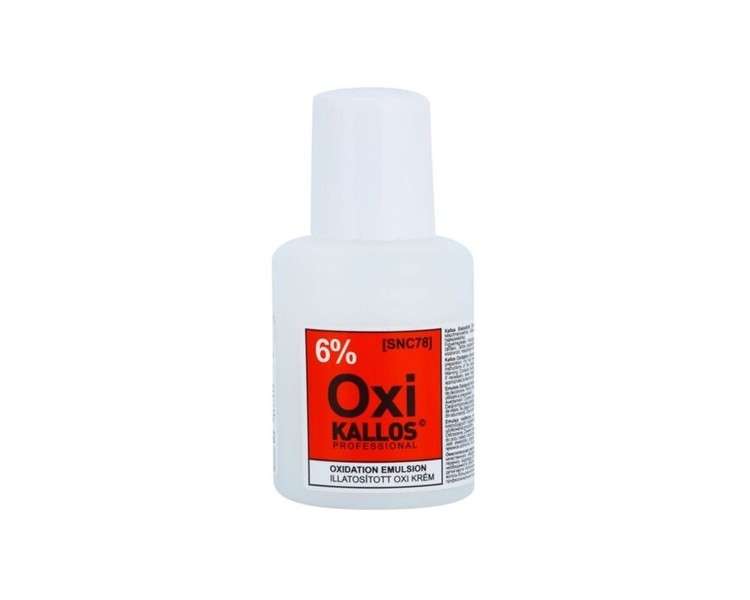 Oxi Kallos Scented Cream 6% Hair Dye Stabilized Hydrogen Peroxide Emulsion