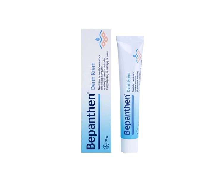 Bepanthen Derm Skin Moisturizing Cream 30g 1.06 Oz