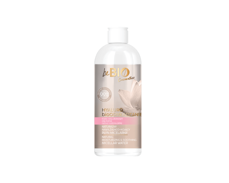 Natural Women Moisturizing and Soothing Micellar Water with Hyaluronic Acid Bio-Rejuvenation