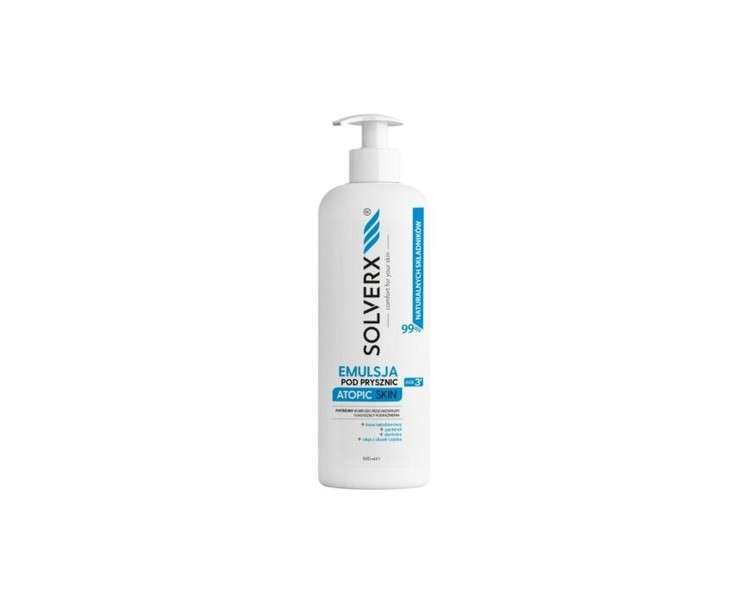 SOLVERX Atopic Skin Soothing and Anti-Inflammatory Shower Emulsion 500ml