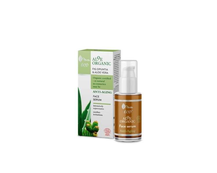 Barbary and Aloe Vera Serum Anti-Aging Moisturizer Aloe Organic 30ml