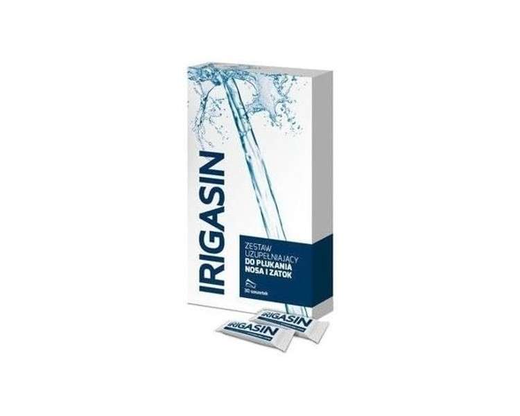 Irigasin Subsidiary Set for Nose and Sinuses Cleansing 30 Sachets