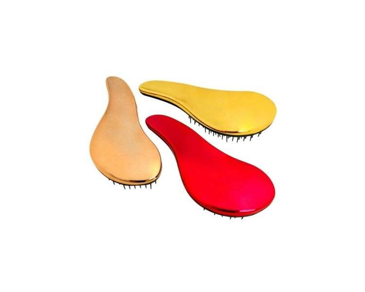 Top Choice Metallic Detangler Hairbrush 1pc - Assorted Colors