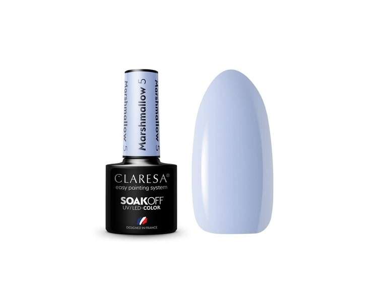 Claresa Marshmallow UV Nail Polish 5ml - Pack of 5