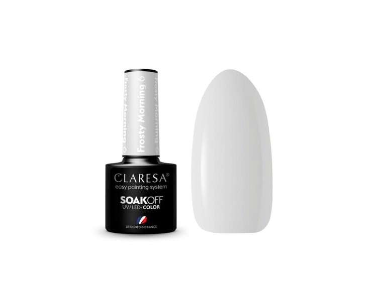 Frosty Morning UV Nail Polish 5ml Claresa - Pack of 6