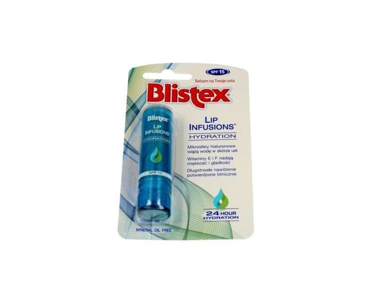 Blistex Lip Infusions Moisturizing Lip Balm SPF15 3.7g