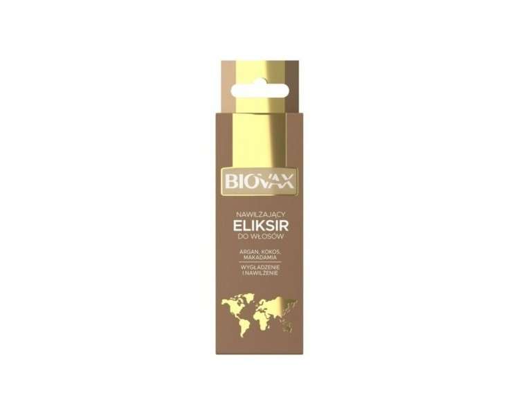 L'BIOTICA Biovax Hair Moisturising Elixir Smoothing Hair