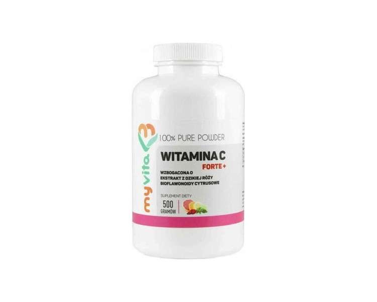 MyVita Vitamin C Forte with Rosehip Extract and Citrus Bioflavonoids 500g