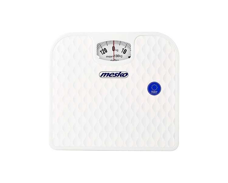 Mesko MS 8160 Mechanical Bathroom Scale White One Size