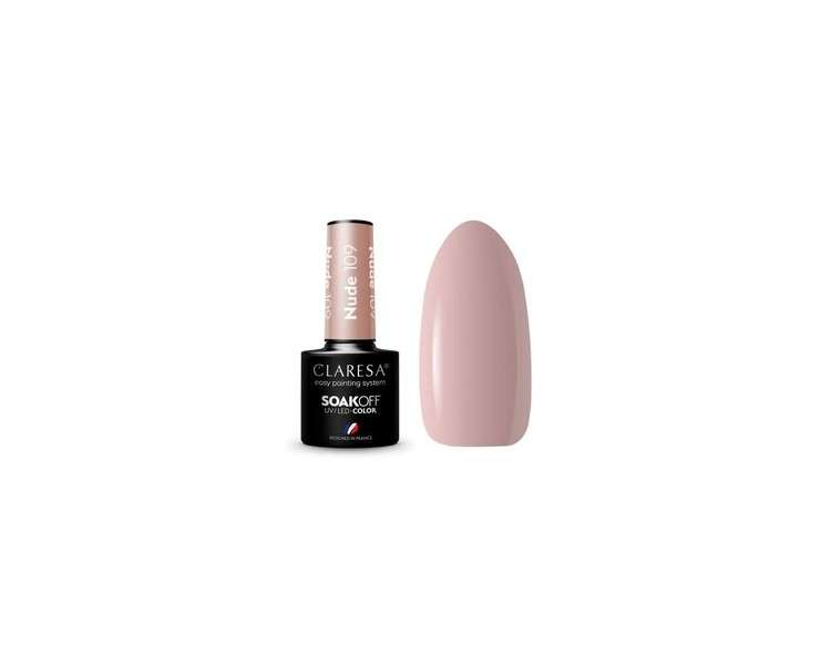 Claresa 109 Nude UV Nail Polish 5ml