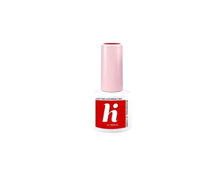 Hi Hybrid Apres-Ski No 360 Cozy Red Cashmere Hybrid Nail Polish 5ml