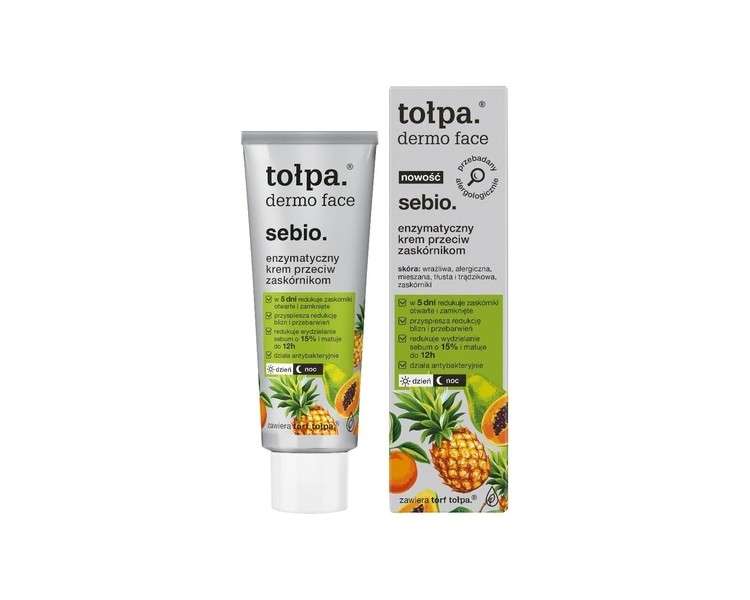 Tolpa Derma Sebio Enzymatic Cream Against Blackheads 40ml