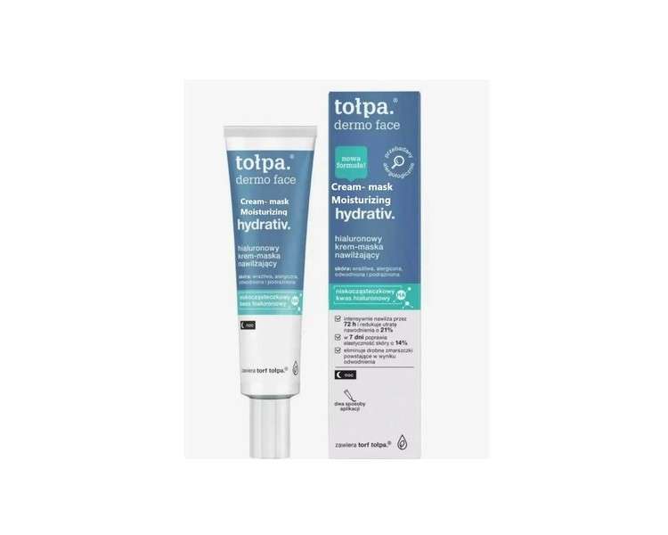 Tolpa Dermo Face Hydrativ Hyaluronic Cream Mask Moisturizing 40ml