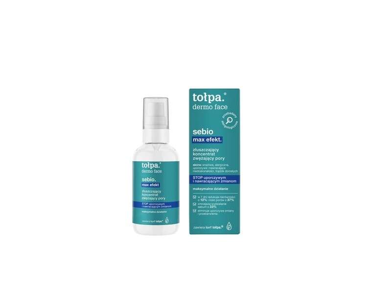 Tolpa Derma Face Sebio Max Effect Exfoliating and Pore Reducing Concentrate 75ml