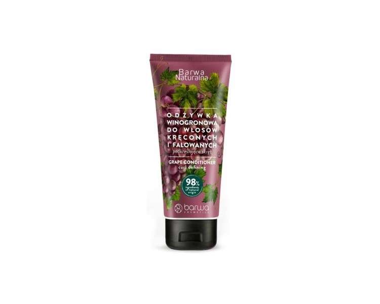 BARWA Natural Grape Curl Enhancing Conditioner for Curly Hair
