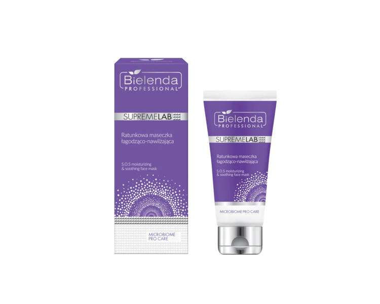 Bielenda Supremelab Microbiome Care S.O.S Moisturising Soothing Face Mask 70ml