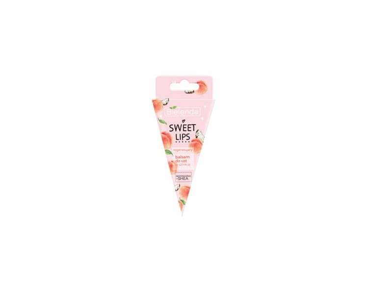 Bielenda Sweet Lips Regenerating Peach and Shea Butter Lip Balm 3.8g