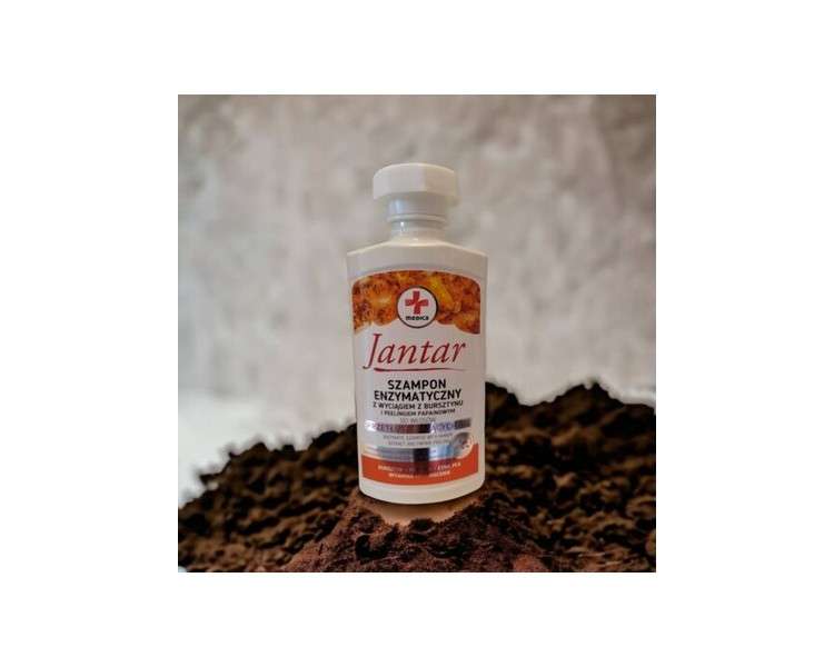 Jantar Medica Enzymatic Hair Shampoo with Amber Extract and Papain Peeling 330ml