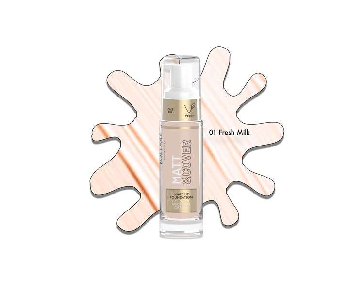 Long-Lasting 24h Vegan Natural Liquid Foundation with Pump