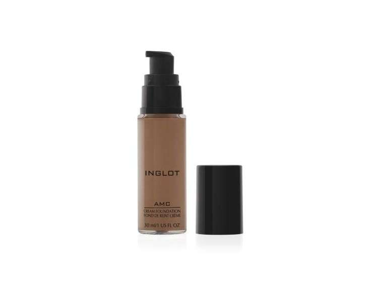 Inglot AMC Cream Foundation with Natural Coverage and Highlighter Formula for Radiant Skin 30ml MW200