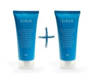 Ziaja Micellar Shampoo For Damaged And Dry Hair 200 Ml X 2