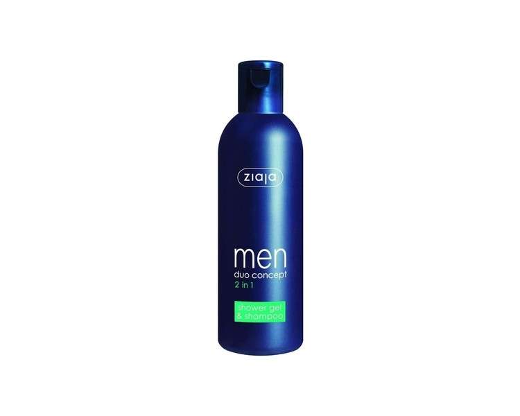 Ziaja Men 2 in 1 Shower Gel and Shampoo 300ml