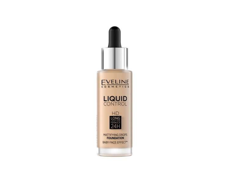 Eveline Cosmetics Liquid Control HD Matte Face Primer 32ml 011 Natural