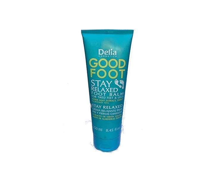 Good Foot Delia Stay Relaxed Balm for Aching and Tired Feet and Legs 8.45oz