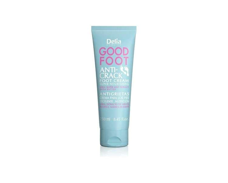 Delia Cosmetics Good Foot Foot Cream for Cracked Heels with Shea Butter and Urea 250ml