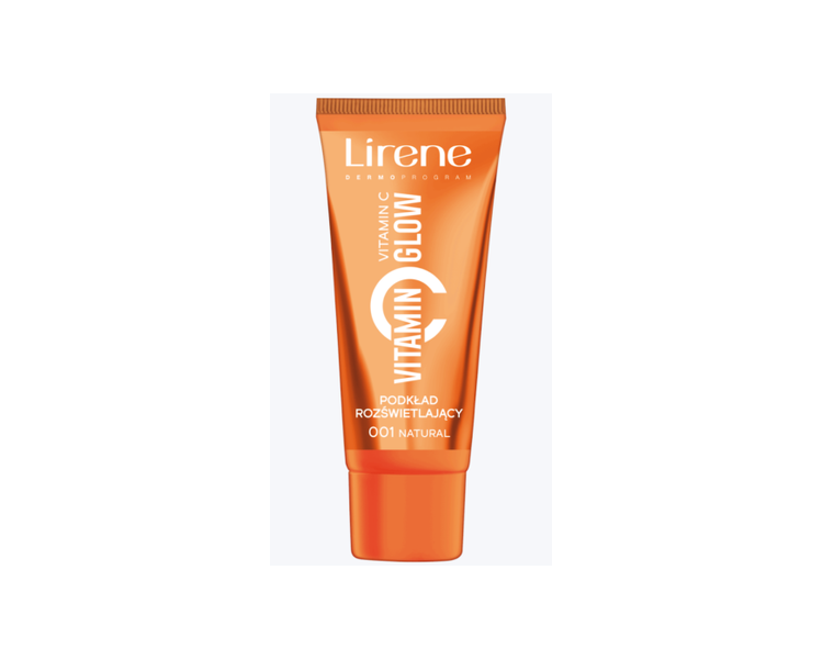 Lirene Vitamin C Glow Brightening Foundation Natural Vegan 30ml