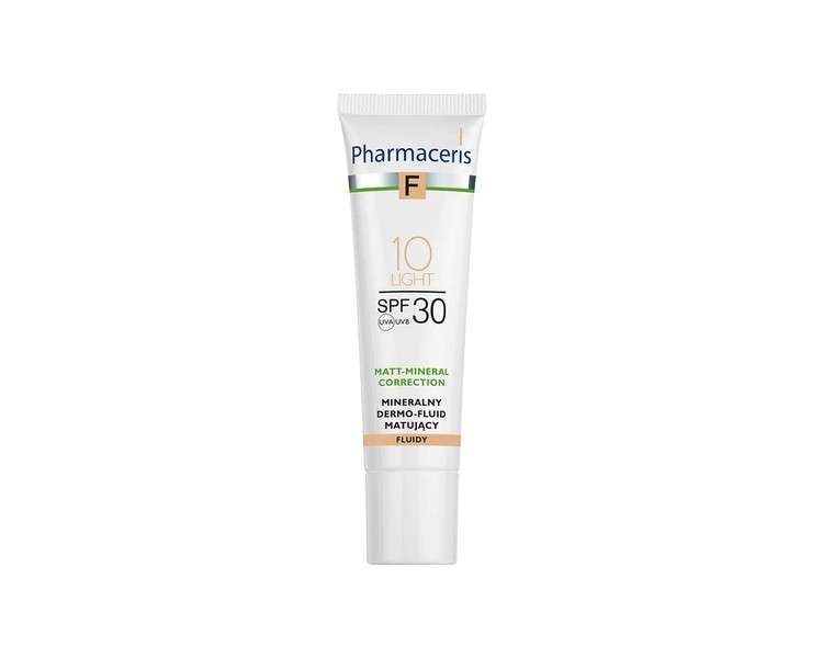 Pharmaceris F Matt Mineral Correction Fluid Make Up 10 Light